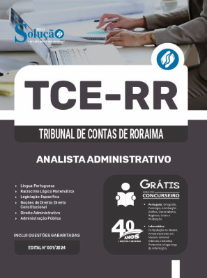 Apostila TCE-RR 2024 - Analista Administrativo - Imagem 3