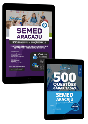 Combo SEMED Aracaju Professor - Pedagogia - Educação Infantil e do 1º ao 5º ano do Ensino Fundamental - Imagem 1