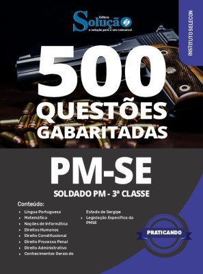 Caderno de Questões PM-SE - Soldado PM - 3ª Classe - 500 Questões Gabaritadas - Imagem 2