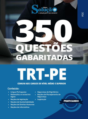 Caderno de Questões TRT-PE - Comum aos Cargos de Nível Médio e Superior - 500 Questões Gabaritadas - Imagem 2