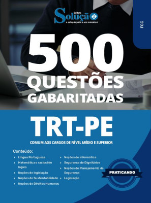 Caderno de Questões TRT-PE - Comum aos Cargos de Nível Médio e Superior - 500 Questões Gabaritadas - Imagem 2