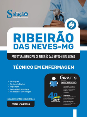 Apostila Prefeitura de Ribeirão das Neves - MG 2024 - Técnico em Enfermagem - Imagem 3