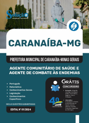 Apostila Prefeitura de Caranaíba - MG 2024 - Agente Comunitário de Saúde e Agente de Combate às Endemias - Imagem 3