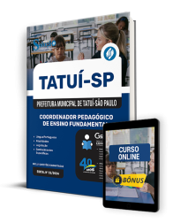 Capa Apostila Prefeitura de Tatuí - SP 2024 - Coordenador Pedagógico de Ensino Fundamental