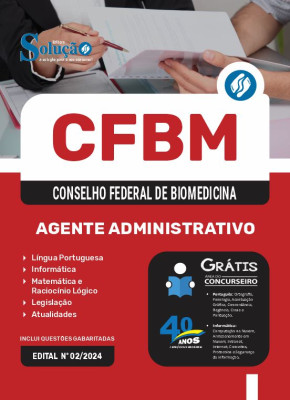 Apostila CFBM 2024 - Agente Administrativo - Imagem 3