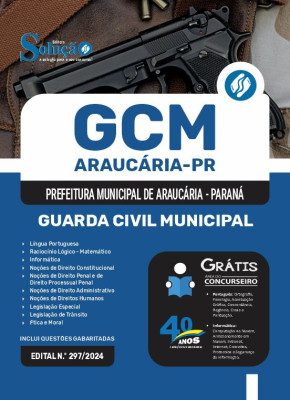 Apostila Prefeitura de Araucária - PR 2024 - Guarda Civil Municipal - Imagem 3