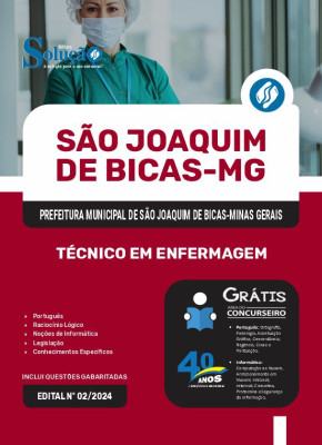 Apostila Prefeitura de São Joaquim de Bicas - MG 2024 - Técnico em Enfermagem - Imagem 3