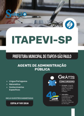 Apostila Prefeitura de Itapevi - SP 2024 - Agente de Administração Pública - Imagem 3