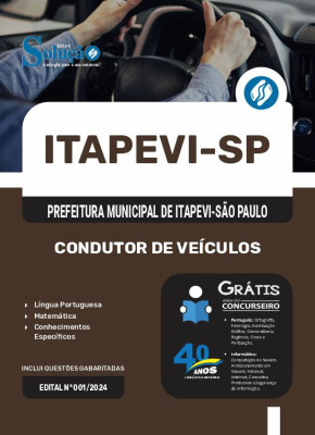 Apostila Prefeitura de Itapevi - SP 2024 - Condutor de Veículos - Imagem 3