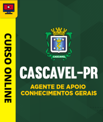 Capa Curso Prefeitura de Cascavel-PR - Agente de Apoio - Conhecimentos Gerais