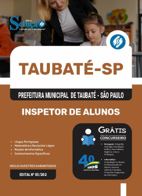 Apostila Prefeitura de Taubaté - SP 2024 - Inspetor de Alunos - Imagem 3