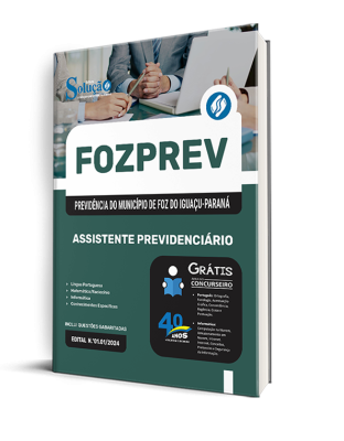 Apostila FOZPREV 2024 - Assistente Previdenciário - Imagem 2