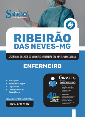 Apostila Prefeitura de Ribeirão das Neves - MG (Secretaria de Saúde) 2024 - Enfermeiro - Imagem 3