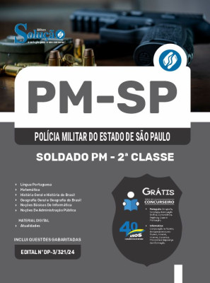 Apostila PM-SP 2024 - Soldado PM - 2ª Classe - Imagem 3