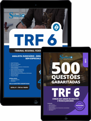 Combo TRF-6 Analista Judiciário - Área: Administrativa - Sem Especialidade - Imagem 1