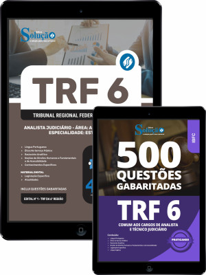 Combo TRF-6 Analista Judiciário - Área: Apoio Especializado - Especialidade: Estatística - Imagem 1