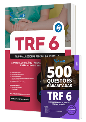 Combo TRF-6 - Analista Judiciário - Área: Apoio Especializado - Especialidade: Serviço Social - Imagem 1