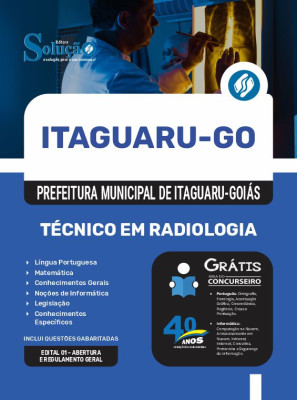 Apostila Prefeitura de Itaguaru - GO 2024 - Técnico em Radiologia - Imagem 3