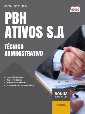 Apostila PBH Ativos S.A 2024 - Técnico Administrativo - Imagem 3