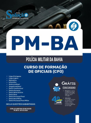 Apostila PM-BA 2024 - Curso de Formação de Oficiais (CFO) - Imagem 3