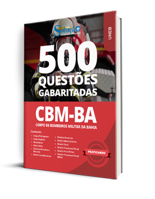 Caderno de Questões CBM-BA - Curso de Formação de Oficiais (CFO) - 500 Questões Gabaritadas - Imagem 1