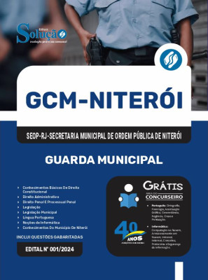 Apostila GCM NITERÓI - RJ 2024 - Guarda Municipal - Imagem 3