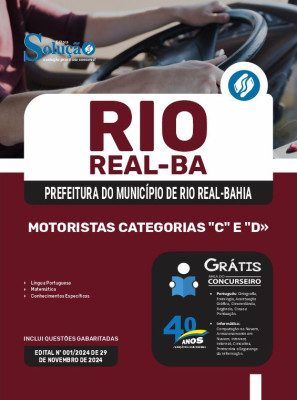 Apostila Prefeitura de Rio Real - BA 2024 - Motoristas Categorias C e D - Imagem 3