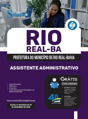 Apostila Prefeitura de Rio Real - BA 2024 - Assistente Administrativo - Imagem 3