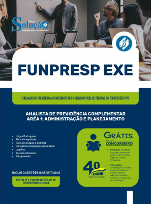 Apostila FUNPRESP EXE 2024 - Analista de Previdência Complementar - Área 1: Administração e Planejamento  - Imagem 3