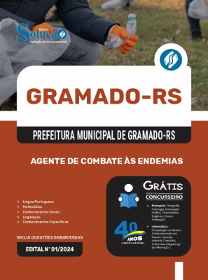 Apostila Prefeitura de Gramado - RS 2024 - Agente de Combate às Endemias - Imagem 3