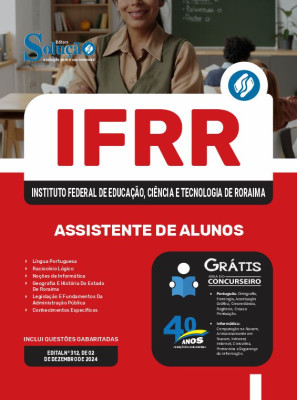 Apostila IFRR 2024 - Assistente de Alunos - Imagem 3