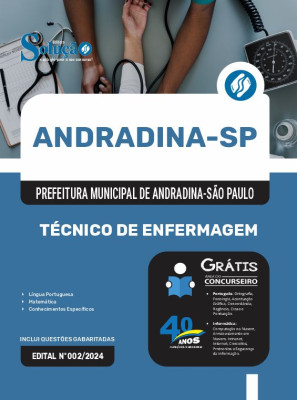 Apostila Prefeitura de Andradina - SP 2024 - Técnico de Enfermagem - Imagem 3