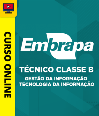 Curso Embrapa - Técnico Classe B - Gestão da Informação - Tecnologia da Informação - Imagem 1