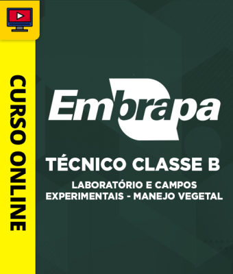 Curso Embrapa - Técnico Classe B - Laboratório e Campos Experimentais - Manejo Vegetal - Imagem 1