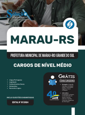 Apostila Prefeitura de Marau - RS 2024 - Cargos de Nível Médio - Imagem 3