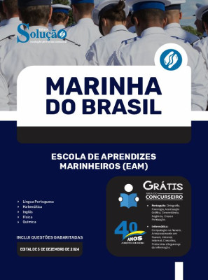 Apostila Marinha do Brasil 2024 - Escola de Aprendizes-Marinheiros (EAM) - Imagem 3