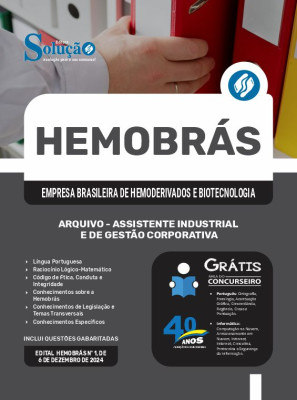 Apostila Hemobrás 2024 - Assistente Industrial e De Gestão Corporativa  - Imagem 3