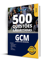 Capa Caderno de Questões  GCM - NITEROI - RJ - Guarda Civil Municipal - 500 Questões Gabaritadas