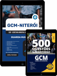 Capa Combo GCM NITERÓI RJ - Guarda Municipal