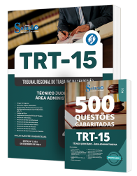 Capa Combo TRT 15 - Técnico Judiciário - Área Administrativa