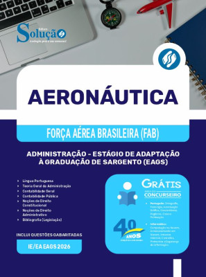 Apostila Aeronáutica 2024 - Administração - Estágio de Adaptação à Graduação de Sargento (EAGS) - Imagem 3