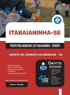 Apostila Prefeitura de Itabaianinha - SE 2024 - Agente de Combate as Endemias - AS - Imagem 3