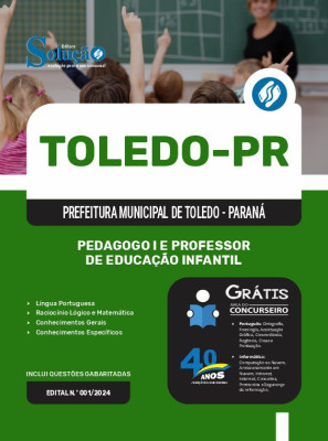 Apostila Prefeitura de Toledo - PR 2024 - Pedagogo I e Professor De Educação Infantil - Imagem 3