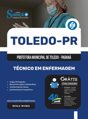 Apostila Prefeitura de Toledo - PR 2024 - Técnico Em Enfermagem - Imagem 3