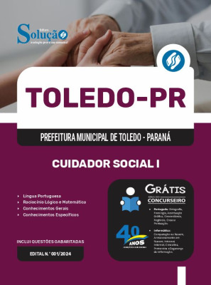 Apostila Prefeitura de Toledo - PR 2024 - Cuidador Social I - Imagem 3