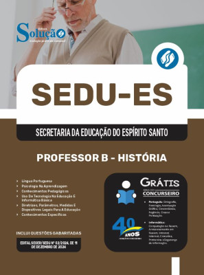 Apostila SEDU-ES 2024 - Professor B - História - Imagem 3