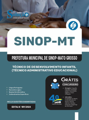 Apostila Prefeitura de Sinop - MT 2024 - Técnico De Desenvolvimento Infantil (Técnico Administrativo Educacional) - Imagem 3