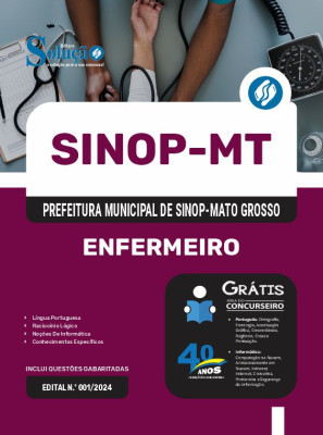 Apostila Prefeitura de Sinop - MT 2024 - Enfermeiro - Imagem 3