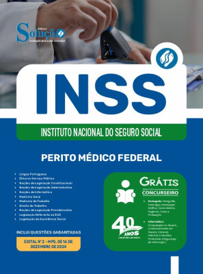 Apostila INSS 2024 - Perito Médico Federal - Imagem 3