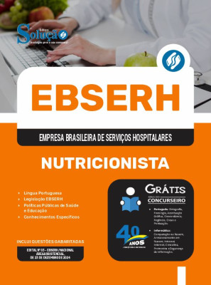 Apostila EBSERH 2024 - Nutricionista - Imagem 3